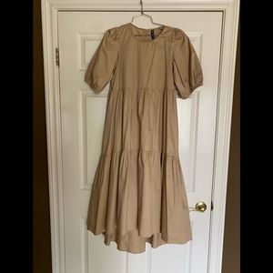 Zara tiered prairie dress